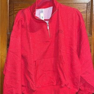 PINK Victoria's Secret Red Zip-Up